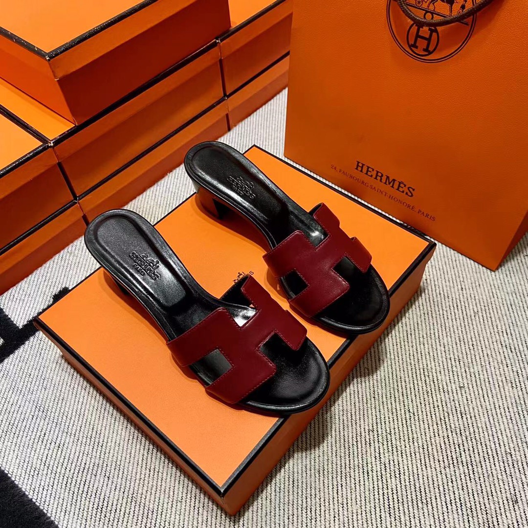 에르메스 올수공 오아시스 슬리퍼 샌들 스위프트 23